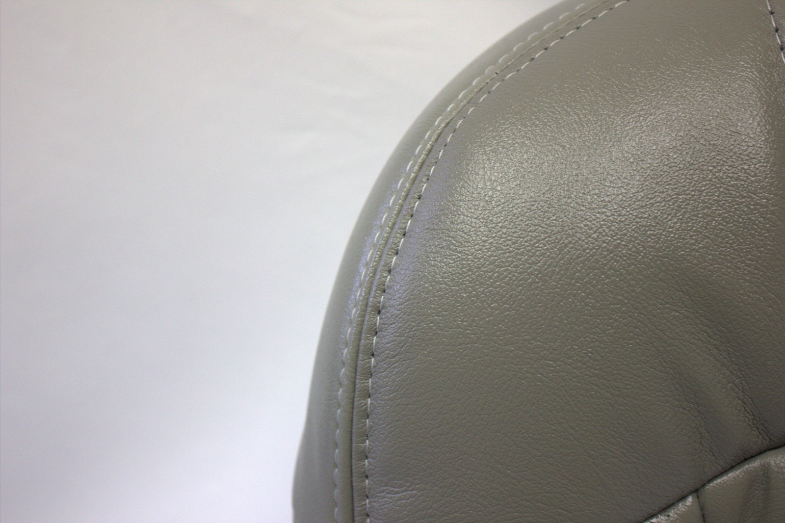 99 00 01 02 Chevy Silverado Driver Bottom Replacement Leather Seat Cover Gray