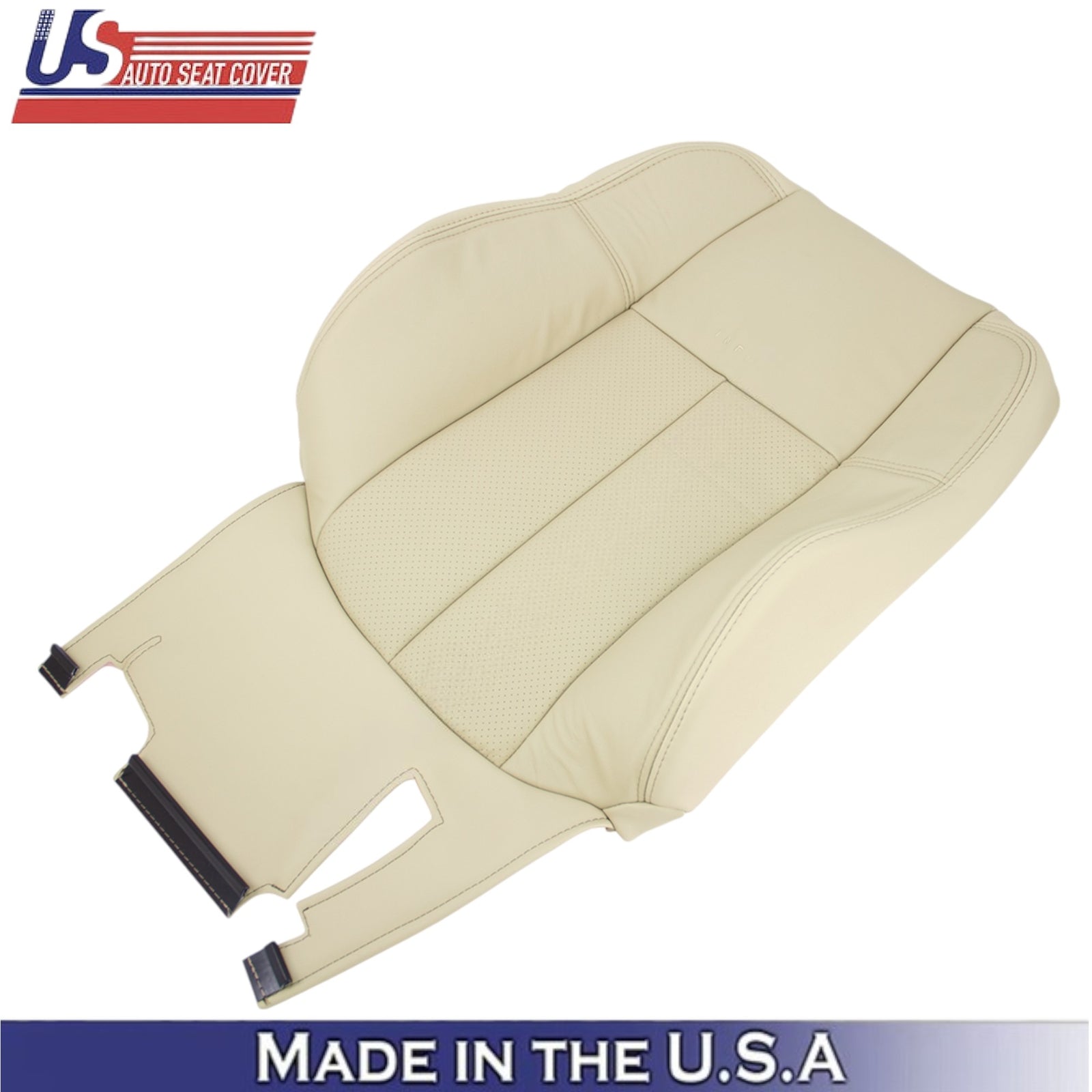 2006-2010 for Infiniti M45 M35 Sedan Front Seat Covers Genuine Leather Wheat Tan