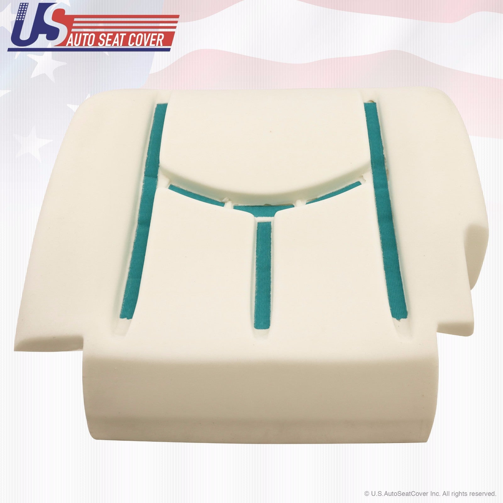 2003 2004 2005 2006 Chevy Tahoe Driver Synth Leather Seat Cover & Foam Tan CUT