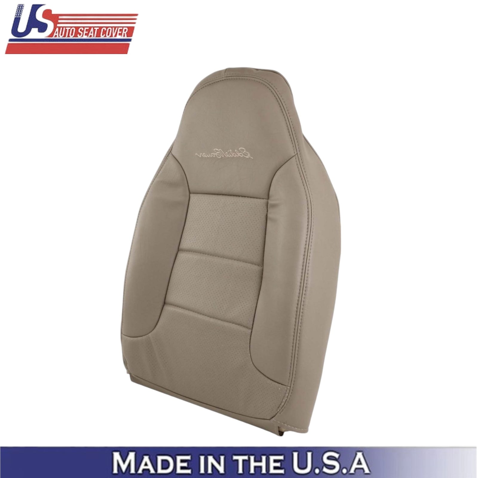 1992-1996 For Ford Bronco Eddie Bauer Leatherette Passenger Side Seat Covers Tan