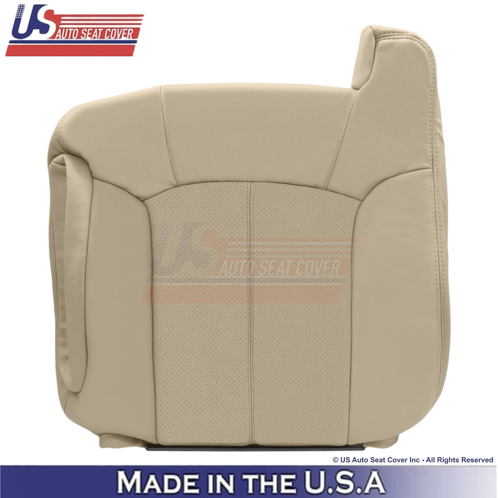 2002 For Cadillac Escalade Leatherette Driver Side Seat Covers Shale Neutral Tan