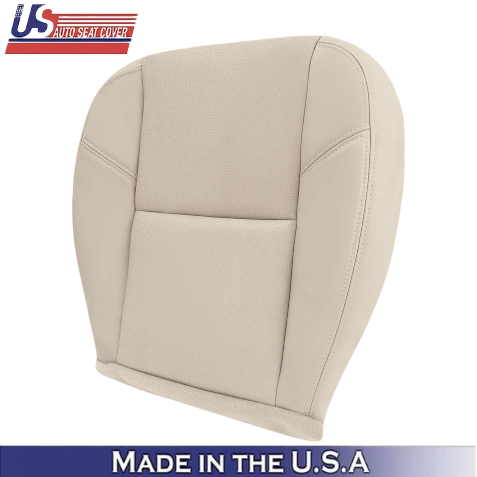 2007-2008 For Cadillac Escalade Genuine Leather Front Covers Very Light Cashmere