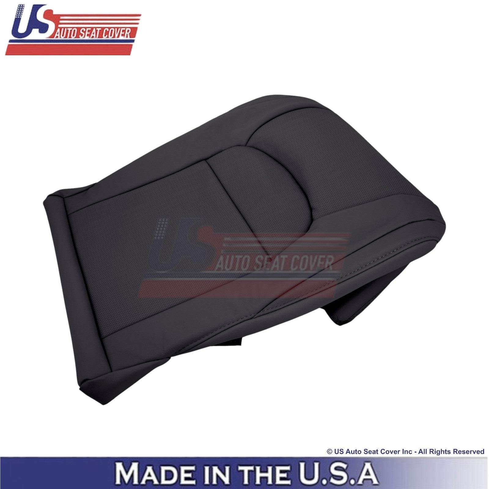 2008-2021 For Toyota Land Cruiser Leatherette Perf. Driver Bottom Cover Black