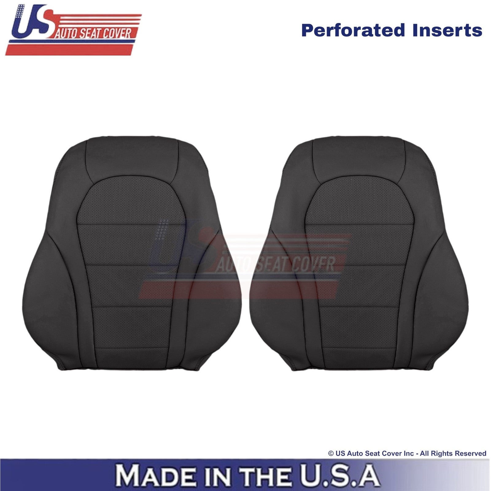 2016-2021 For Mercedes Benz GLC Class Leather Front Top Replacement Covers Black