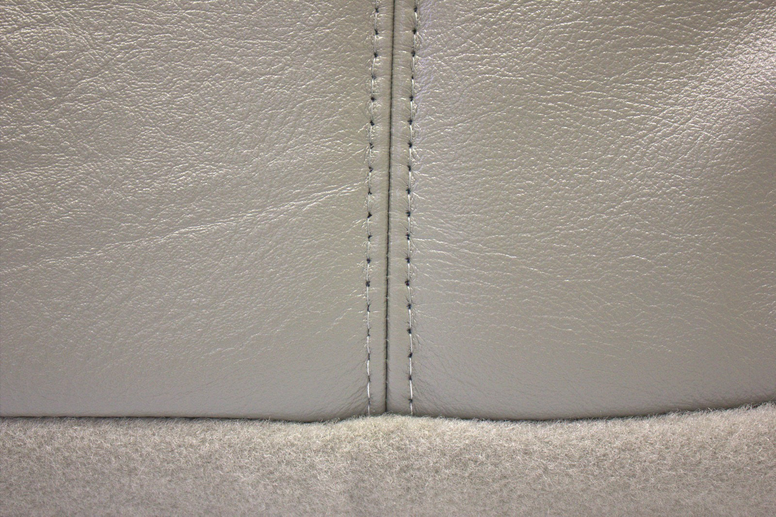 2001 Chevy suburban 1500 2500  Driver Bottom Replacement Leather Seat Cover Gray