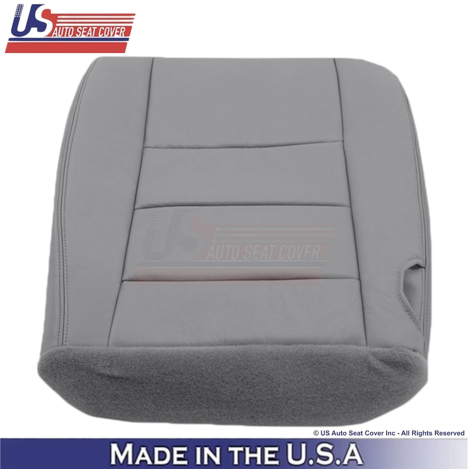 2003-2007 Fits Ford F250 F350 Lariat Leather Front OEM Seat Covers Gray
