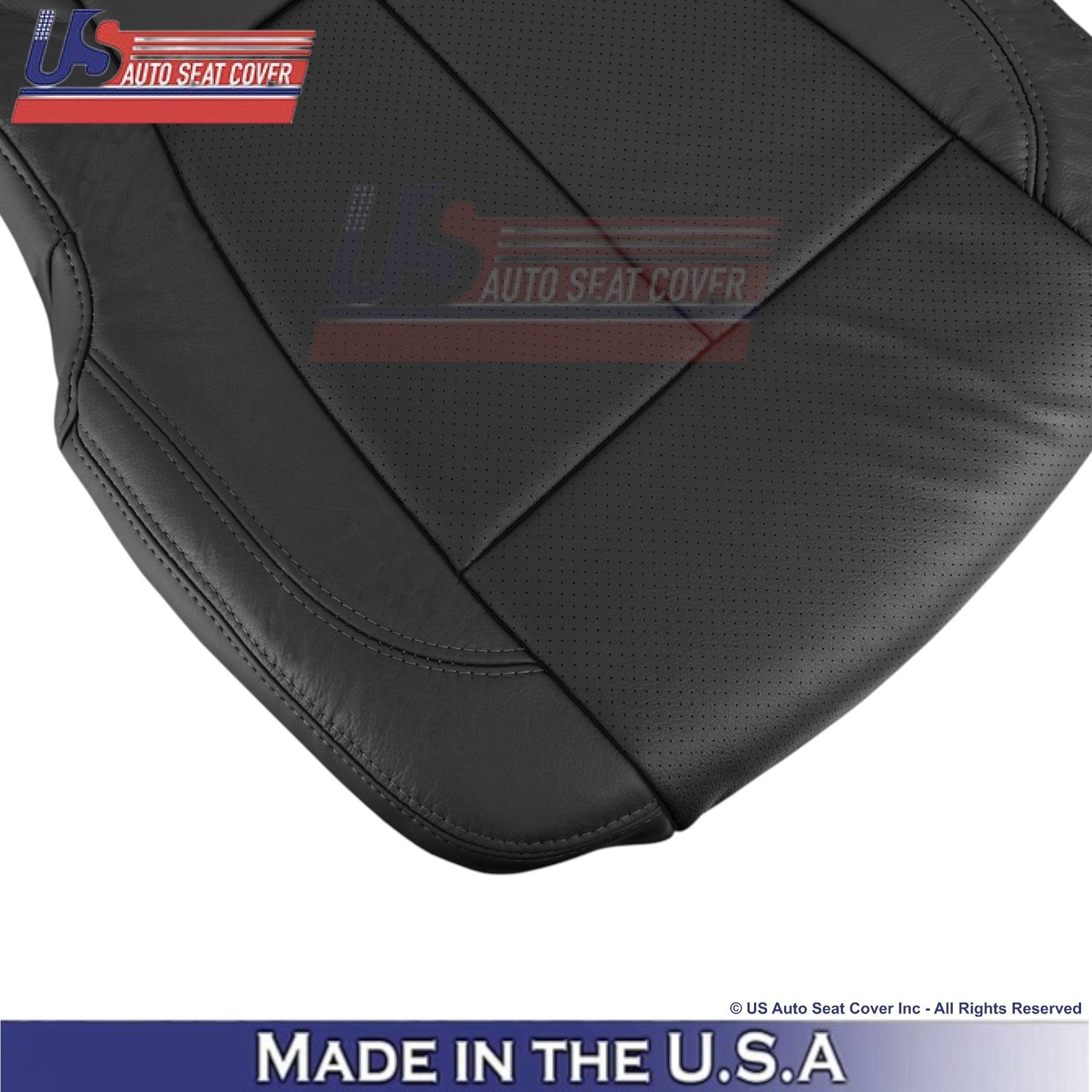 2018-2021 For Ford Expedition XLT Leather Perf Front Driver Bottom Cover Ebony