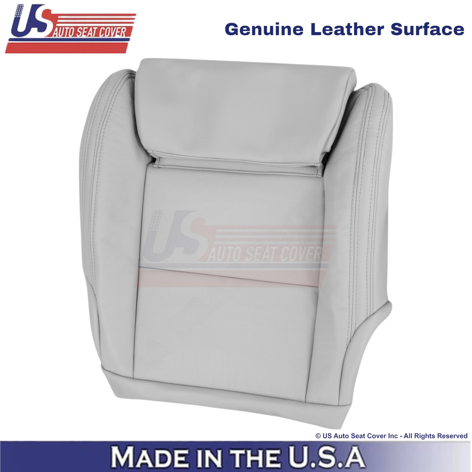 2016-2020 Fits Mercedes Benz GLA250 X156 Front Bottom Leather Seat Covers Gray