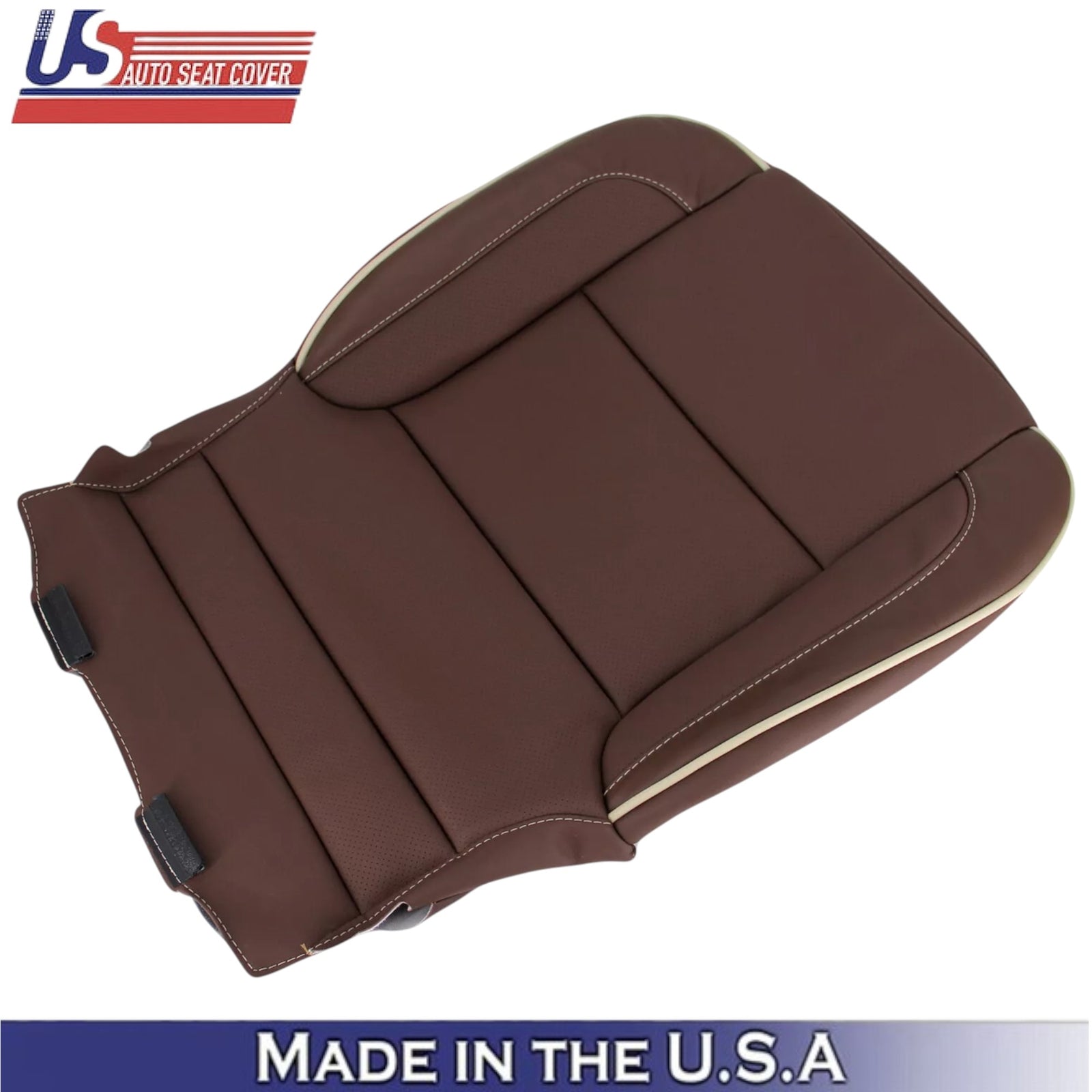 2014-2019 For Chevy Silverado High Country Leather Driver Bottom Cover Brown
