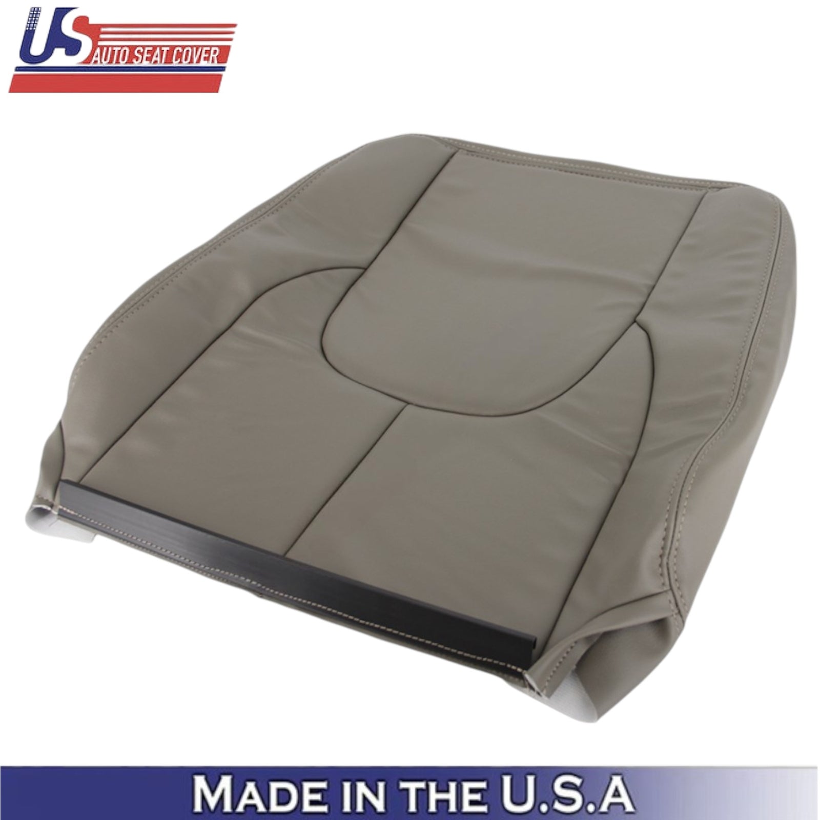 2002-2003 For Dodge Ram 1500 2500 Laramie Leatherette Front Top Covers Taupe