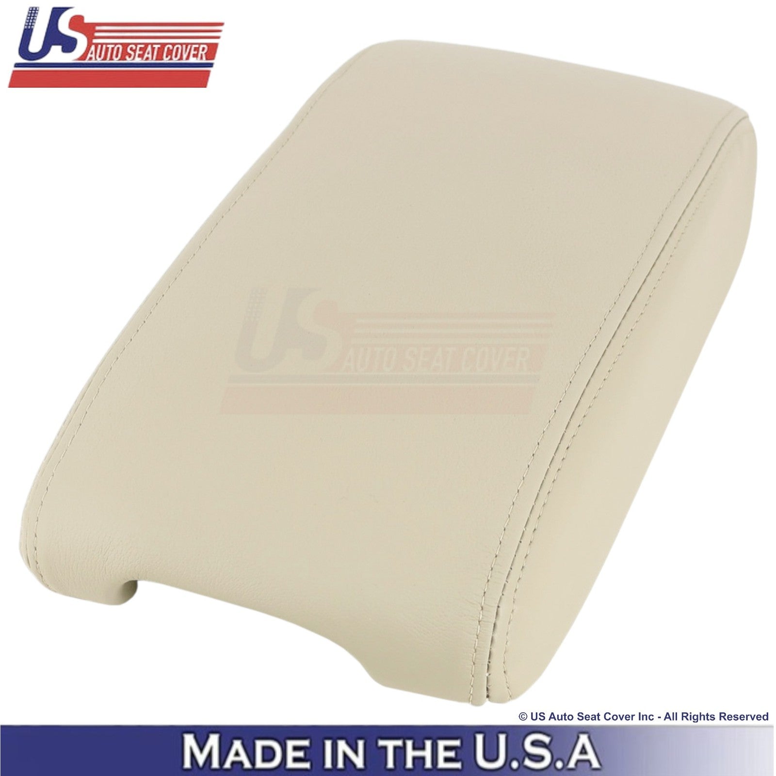 2004-2008 For Toyota Camry Solara Genuine Leather Center Console Lid Cover Ivory