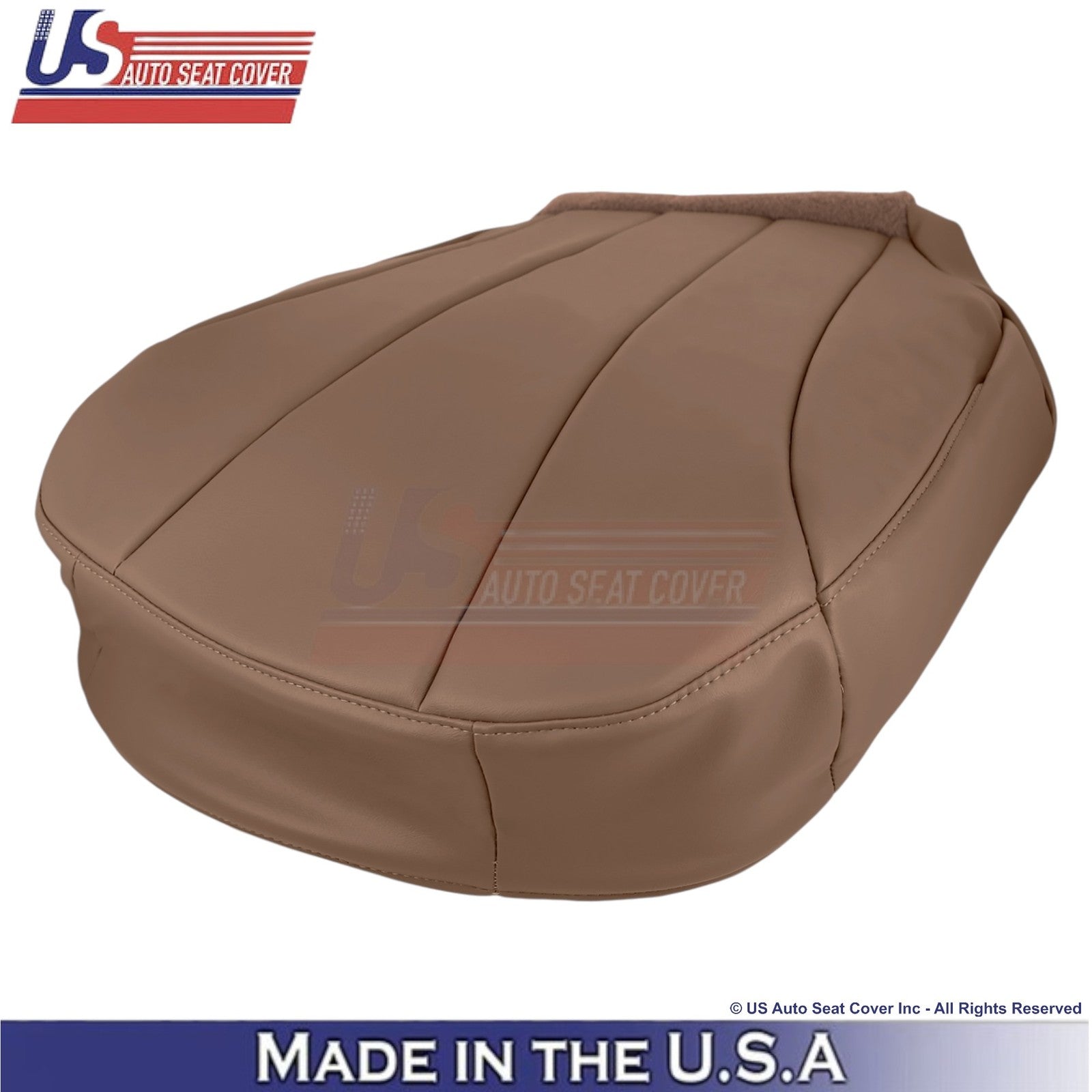 1999-2000 For Chevy Silverado W/T Leatherette Driver Bottom Cover Med. Dark Oak