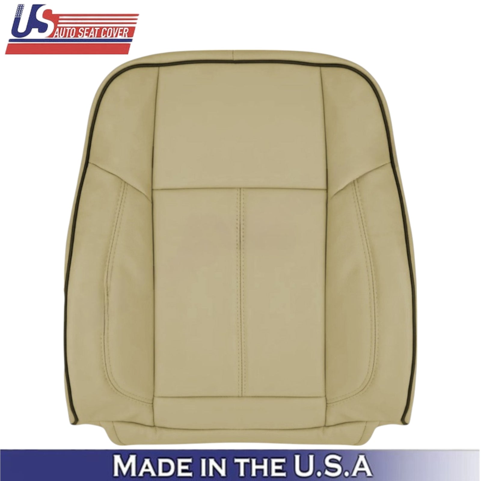 2006-2010 For Hummer H3 Leatherette Driver Top Seat Cover Light Cashmere Tan