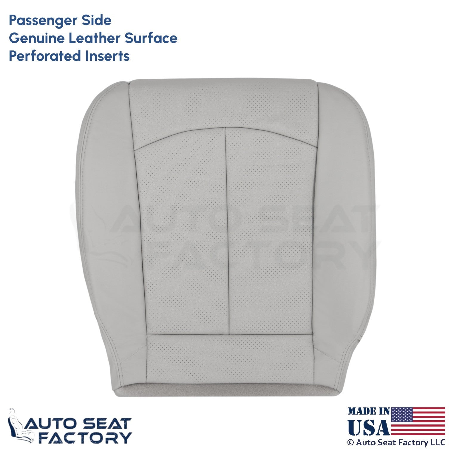 2009-2013 Fits Infiniti G37 Genuine Leather Front Passenger Bottom Cover Stone