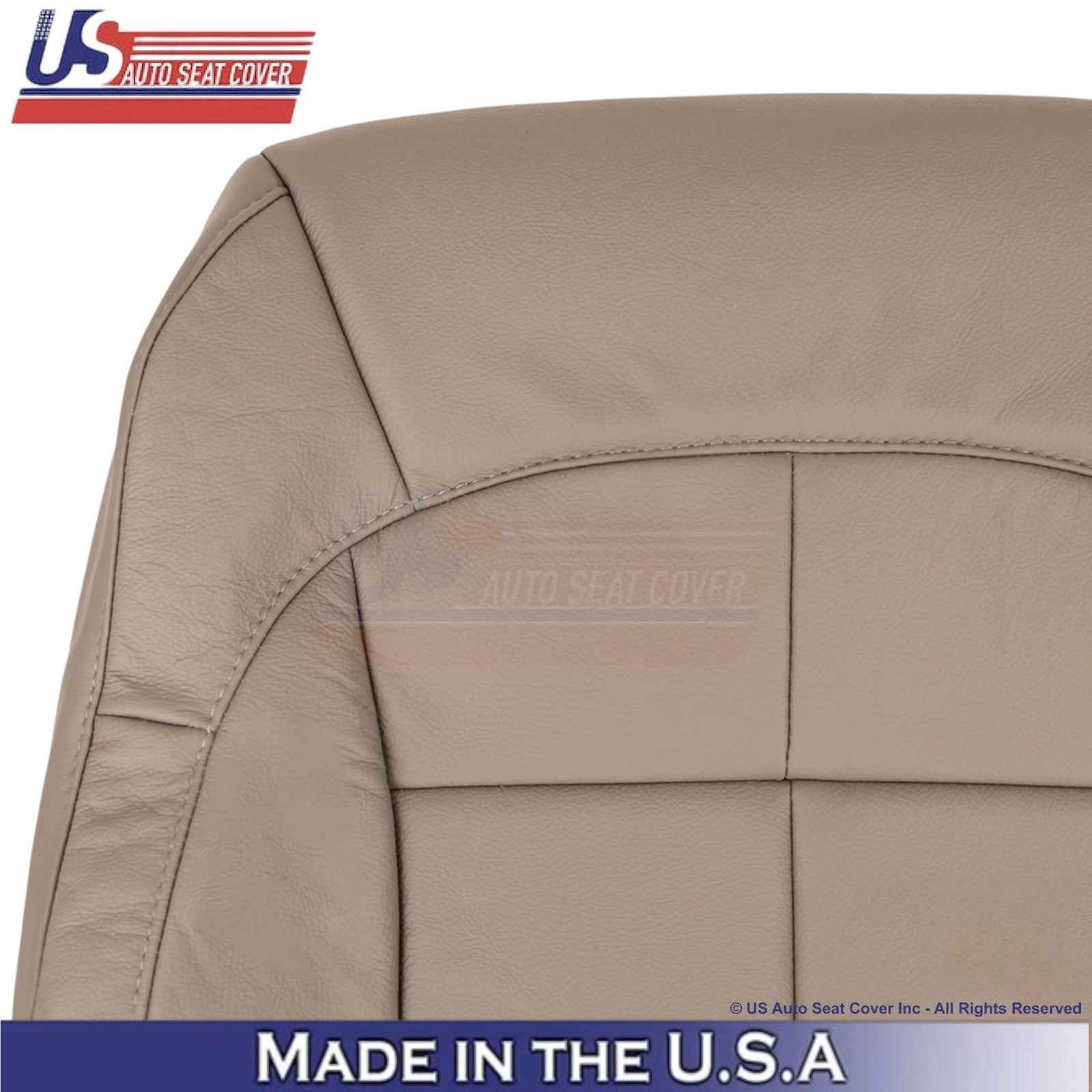 2001-2004 For Jeep Grand Cherokee Leatherette Front Seat Covers Sandstone Beige