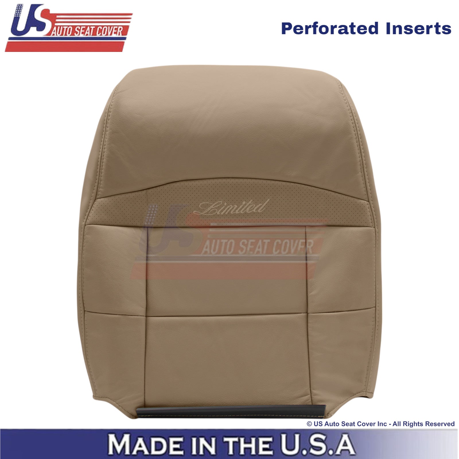 1995-2001 For Ford Explorer Limited Leather Driver Top Cover Medium Prairie Tan