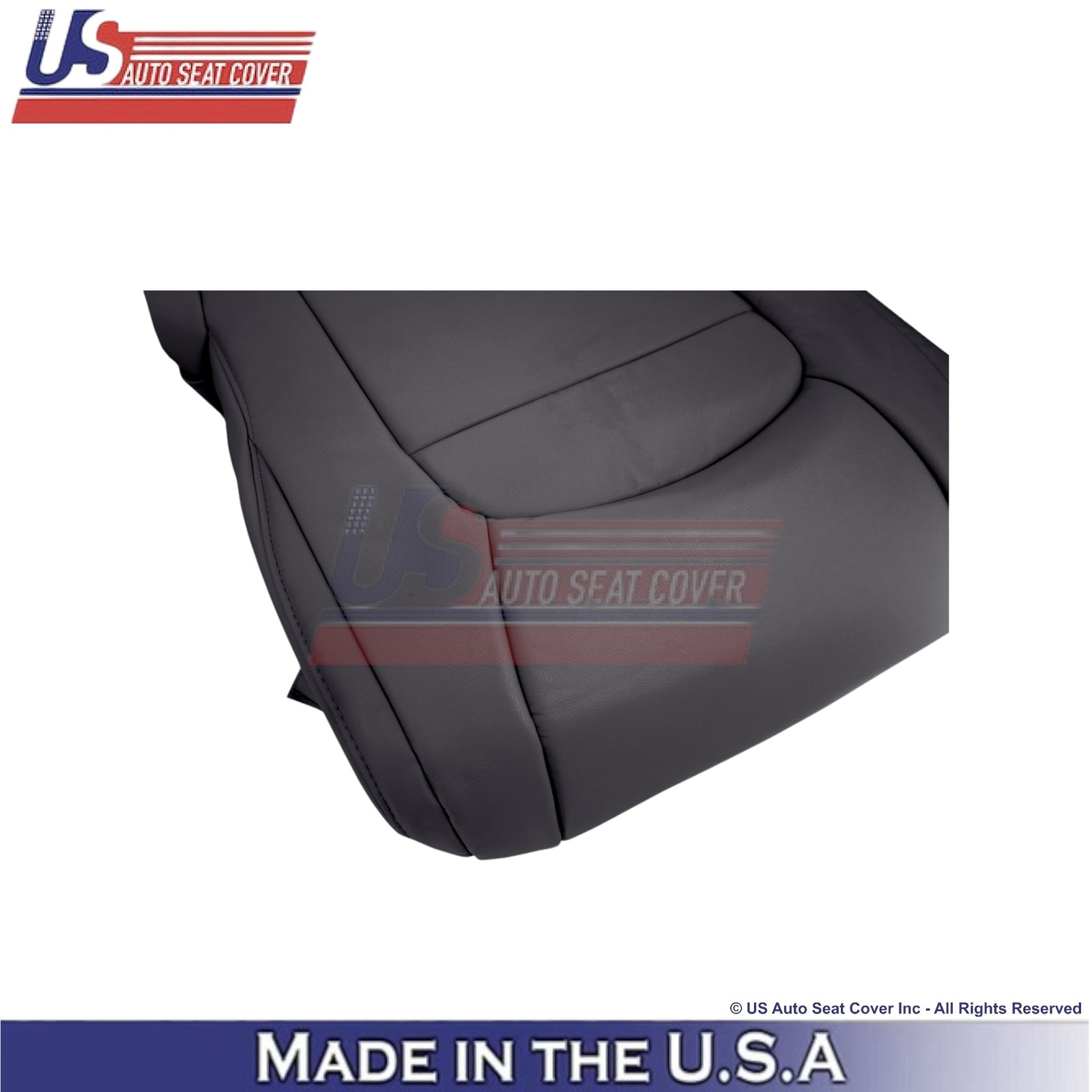 2008-2021 For Toyota Land Cruiser Leather Front Bottom Replacement Covers Black