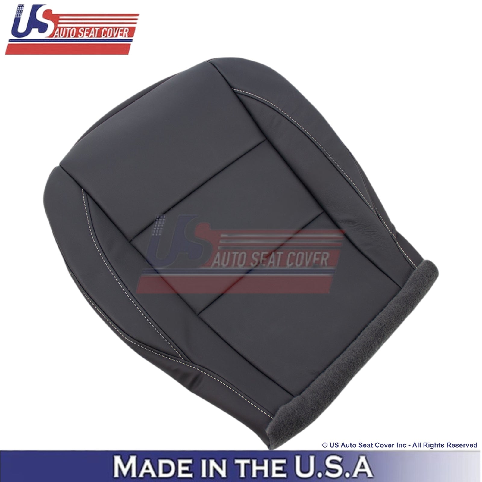 2010-2015 For Nissan Armada Platinum Genuine Leather Passenger Covers Charcoal