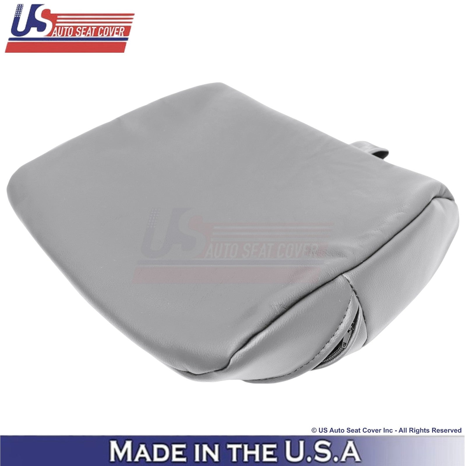 2003-2007 For Ford F250 F350 Lariat Leatherette Perf Rear Bench Seat Covers Gray