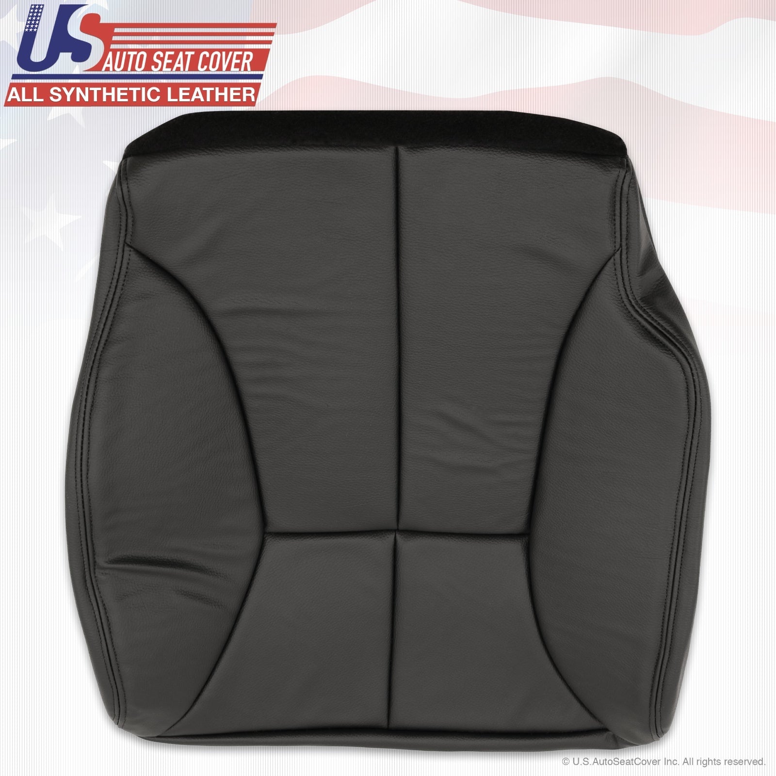 1998 1999 2000 2001 For Dodge Ram 1500 Driver Bottom Vinyl Seat Cover dark gray