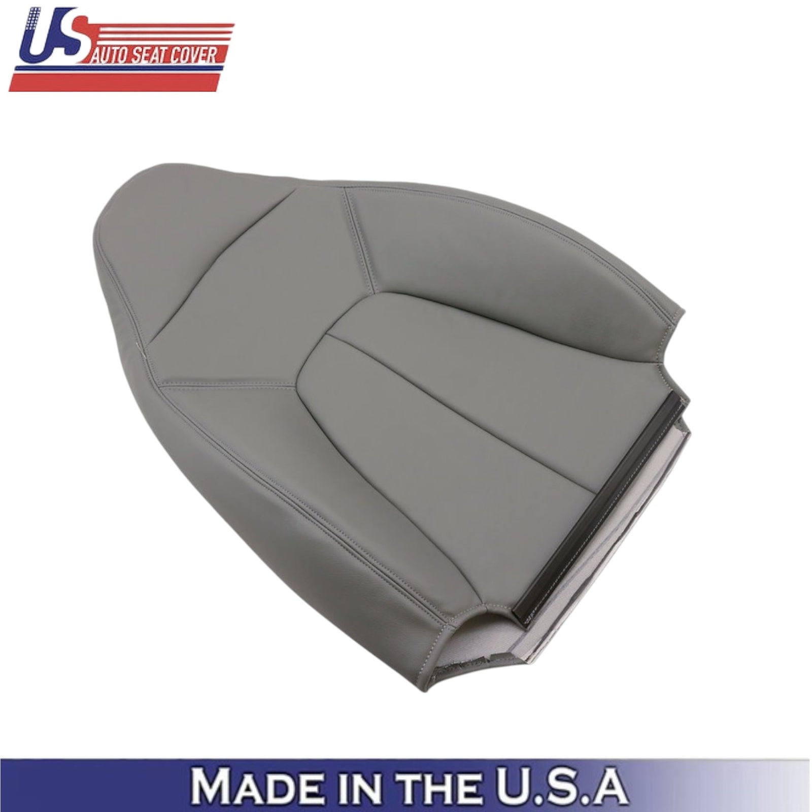 1997-2002 For Ford Expedition XLT Eddie Bauer Leather Passenger Side Covers Gray