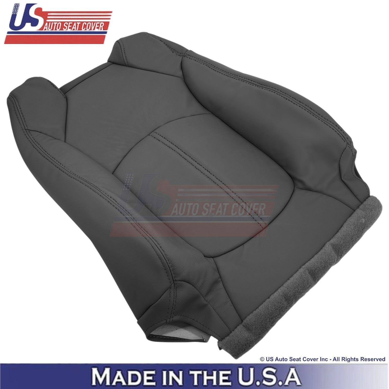 2013-2016 Fits GMC Acadia Genuine Leather Passenger Top Replacement Cover Ebony
