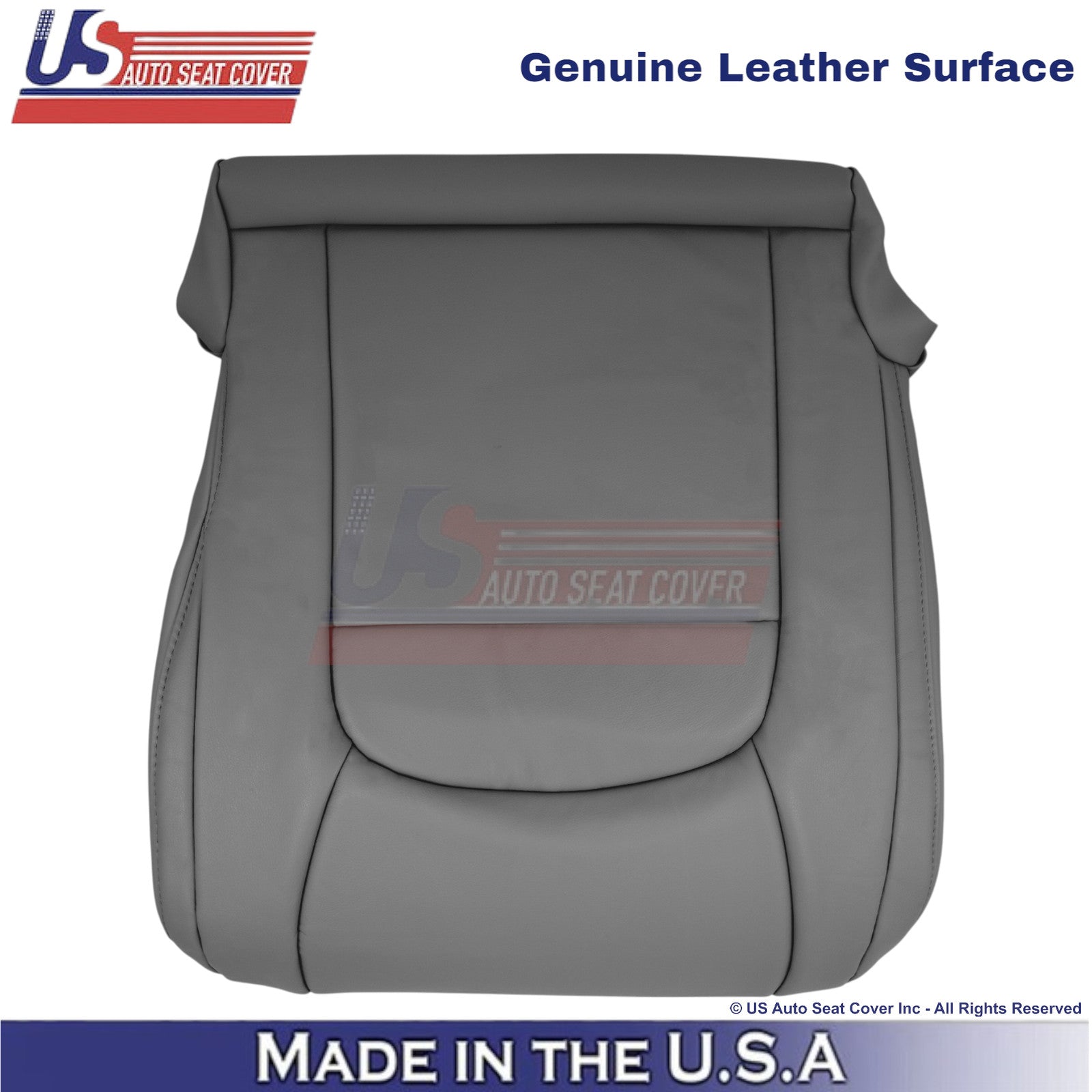 2008-2021 For Toyota Land Cruiser Genuine Leather Driver Bottom Cover Dark Gray