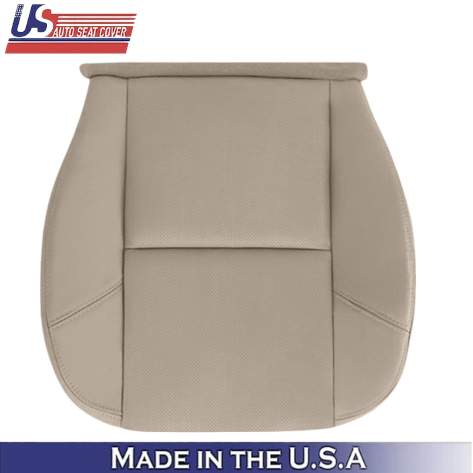 2012-2014 For Chevy Silverado 1500 Genuine Leather Passenger Side Covers Tan
