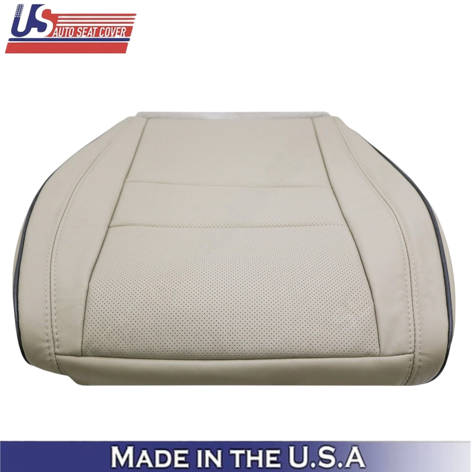 2011-2021 For Jeep Grand Cherokee Leatherette Passenger Bottom Seat Cover Tan