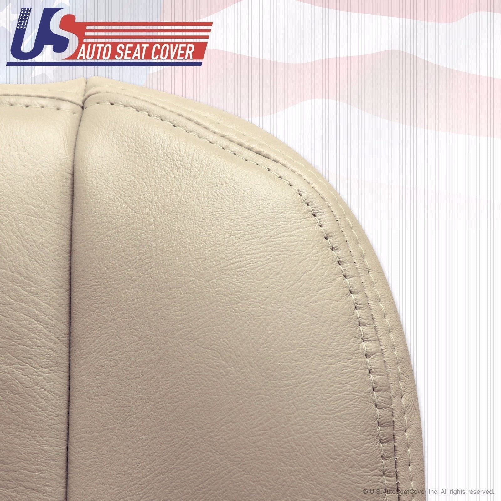 2006 Chevy Suburban LS Z71 Driver Synth Leather Seat Cover (Vinyl) Light Tan 522