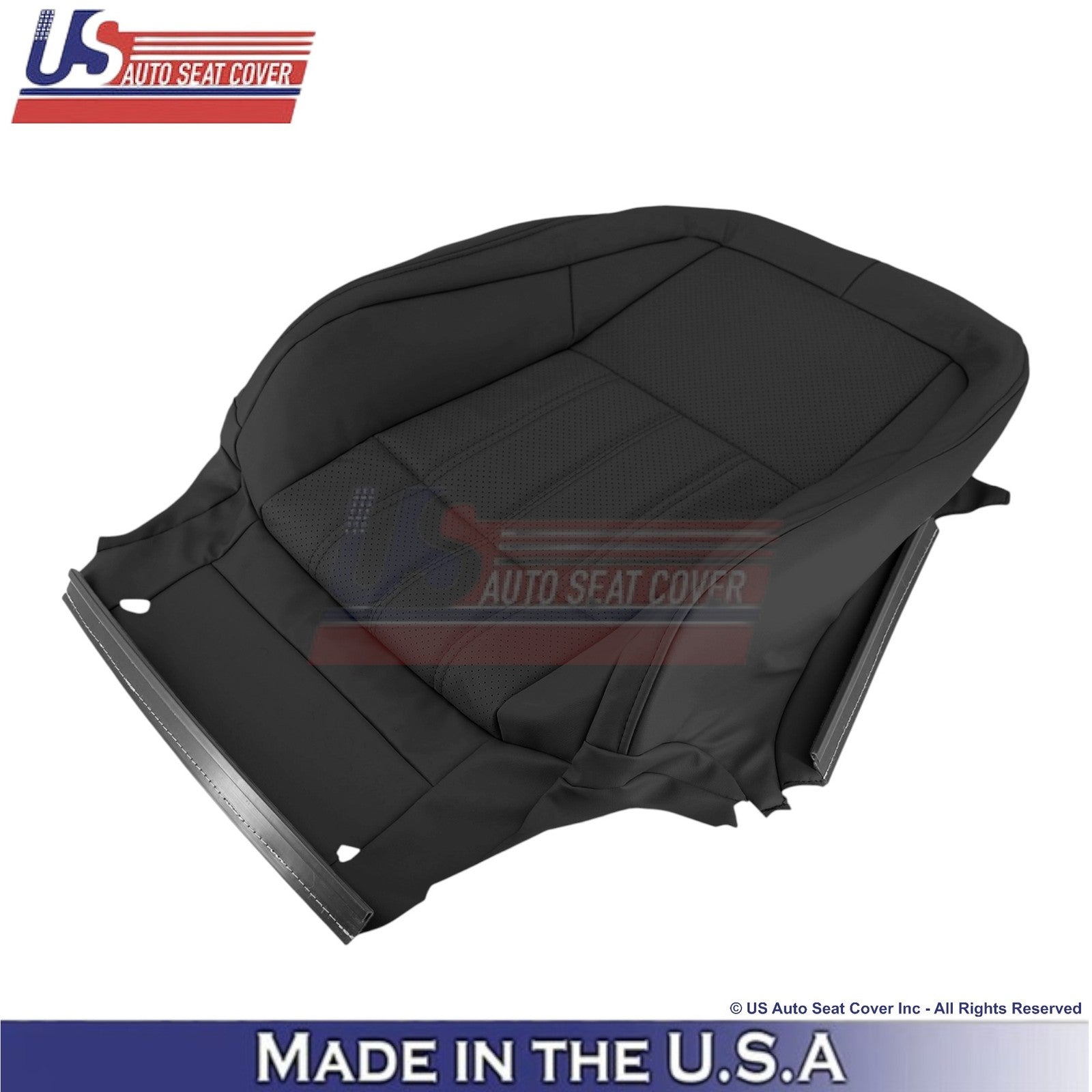 2016-2018 Fits Lexus ES 350 Genuine Leather Driver Top Replacement Cover Black