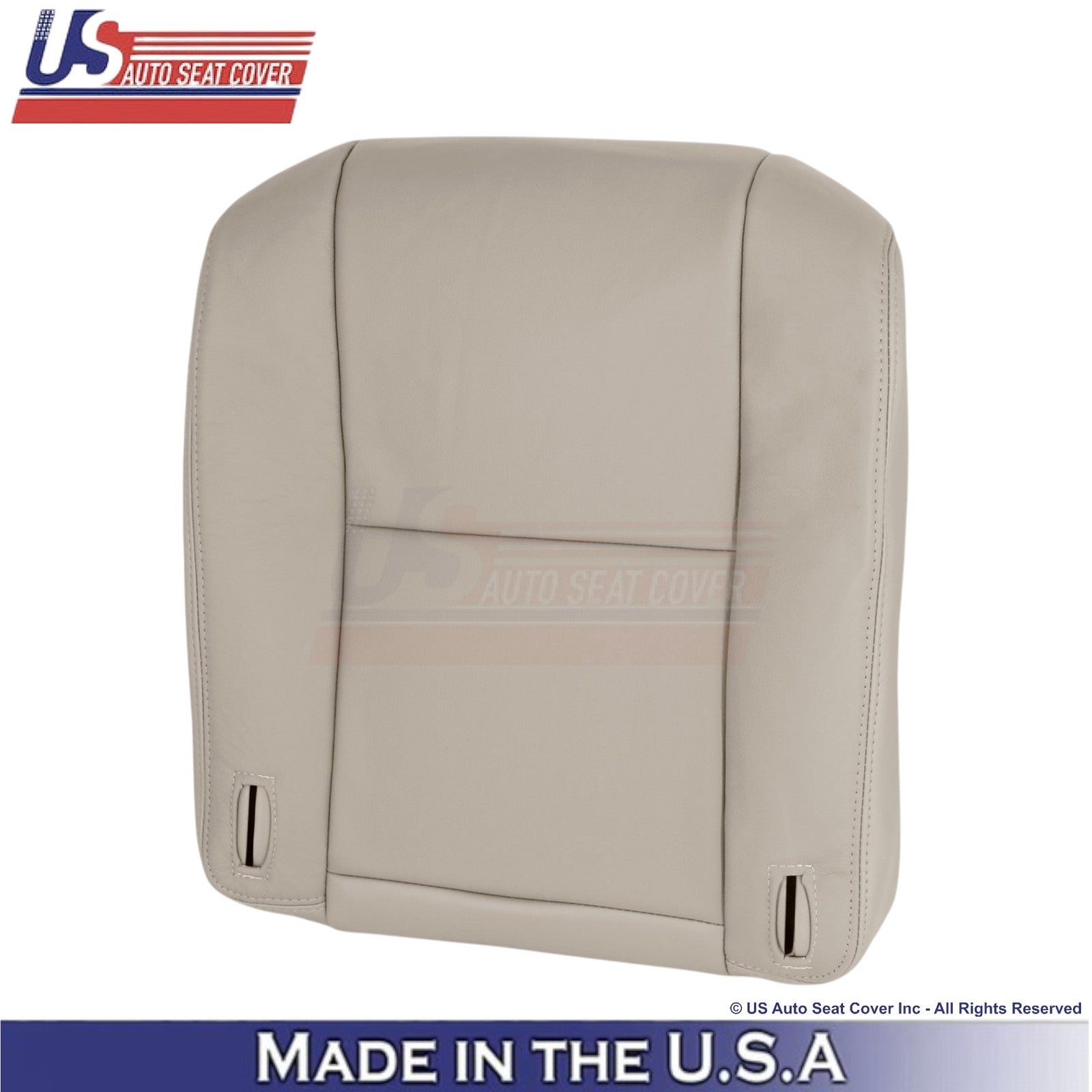 1998-2003 Fits Toyota Sienna Genuine Leather Front Bottom Seat Covers Light Oak