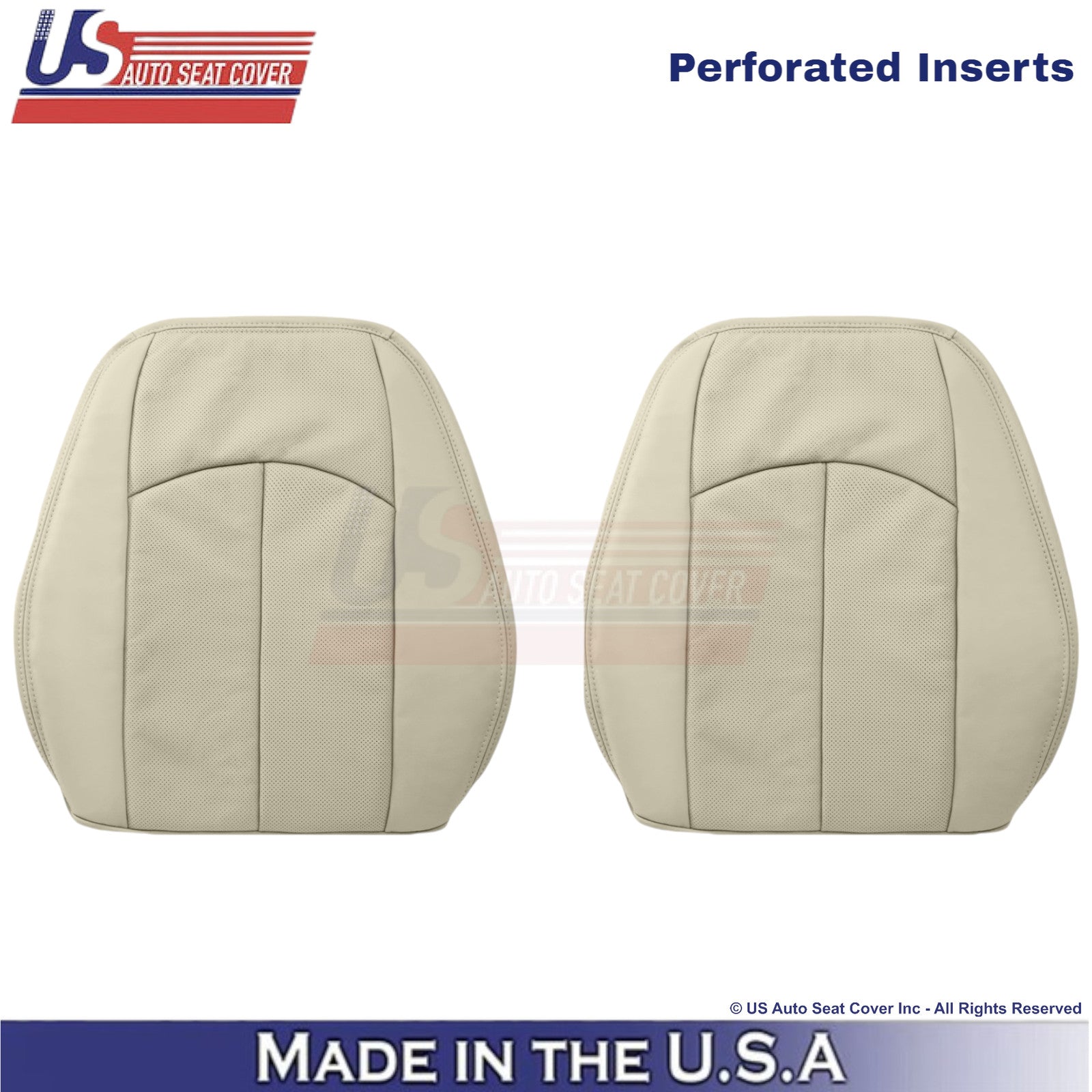 2002-2009 For Mercedes-Benz E-Class Leather Top Replacement Seat Covers Beige