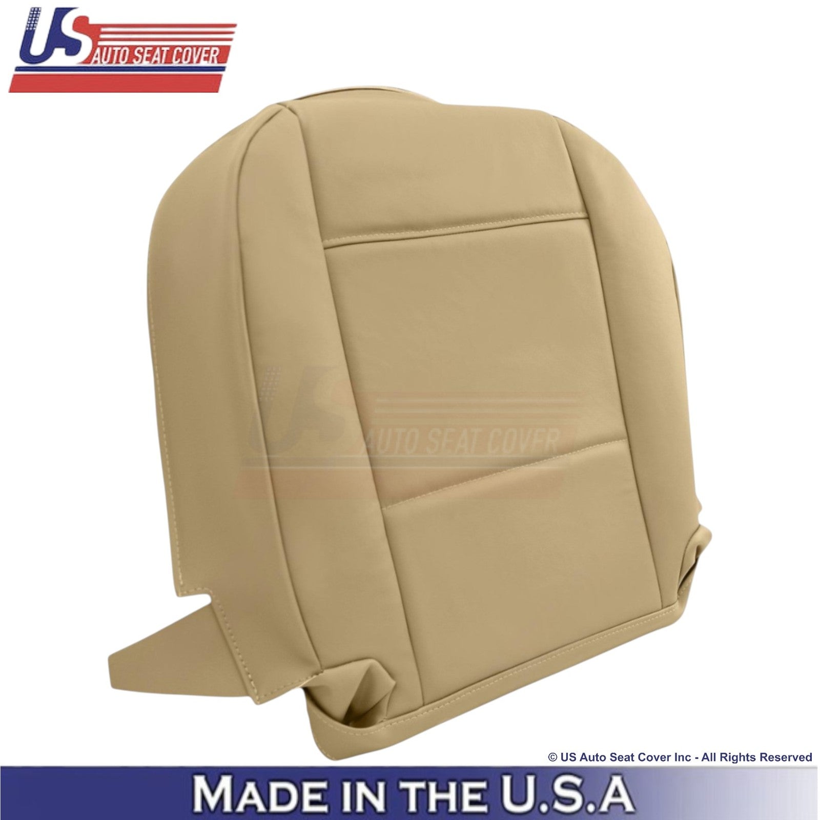 1998-2005 For BMW 3 Series E46 Leatherette Passenger Bottom Seat Cover Beige