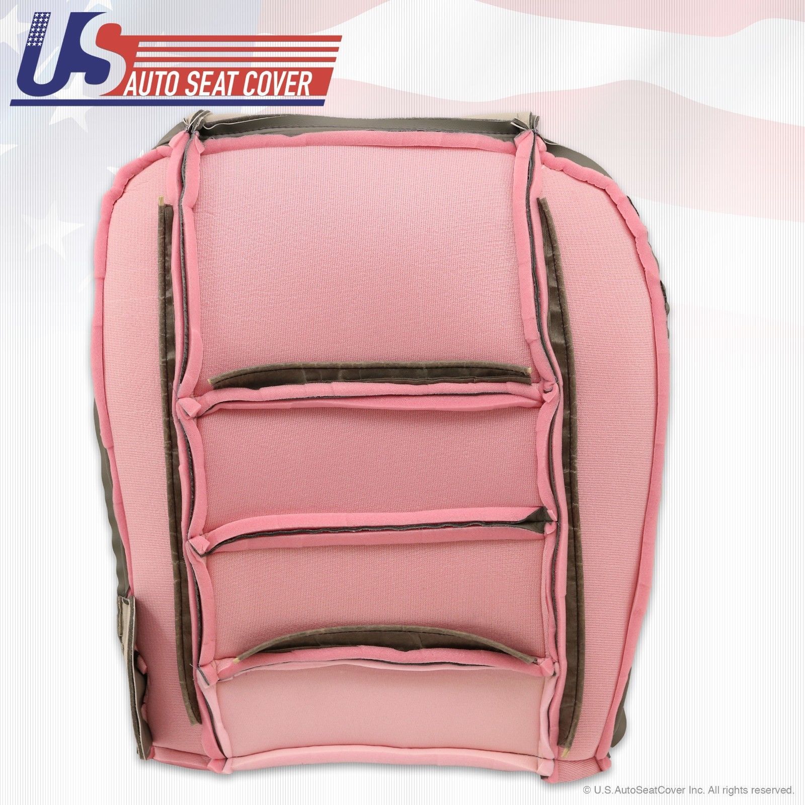 02 03 04 05 06 07 Ford F-250 F-350 Lariat Driver Bottom Leather Seat Cover Gray