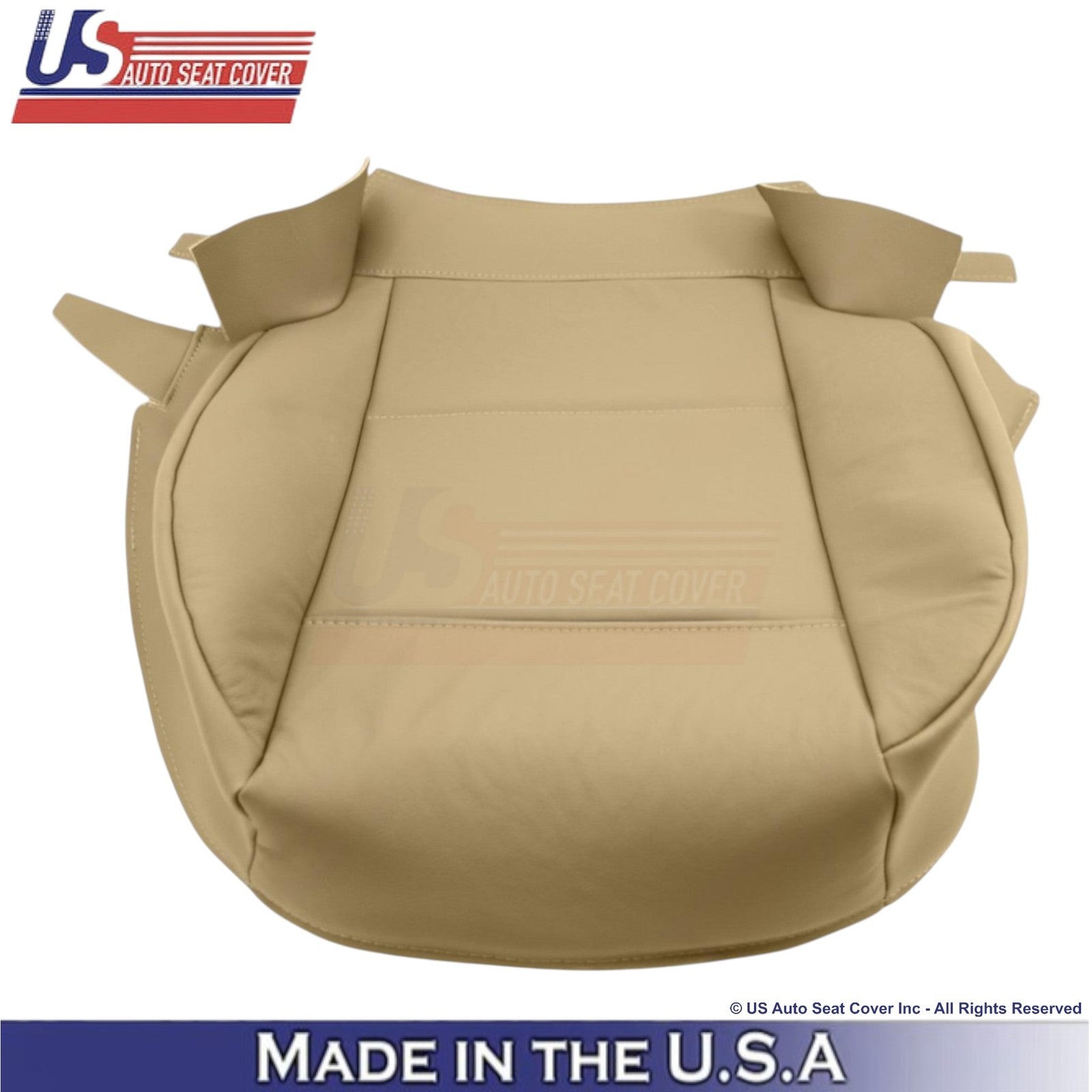 1998-2005 For BMW 3 Series E46 Genuine Leather Passenger Bottom Seat Cover Beige