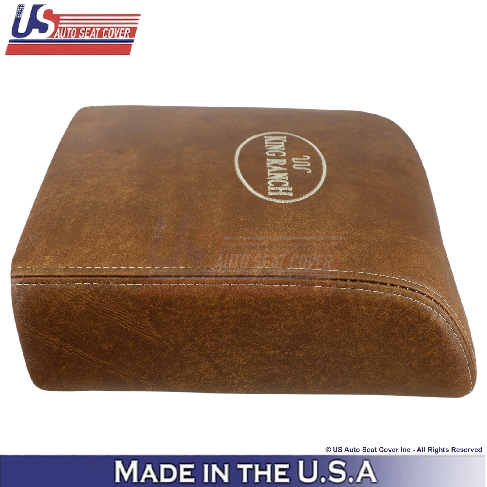 2004-2008 Ford F-150 King Ranch Genuine Leather Center Console Lid Cover