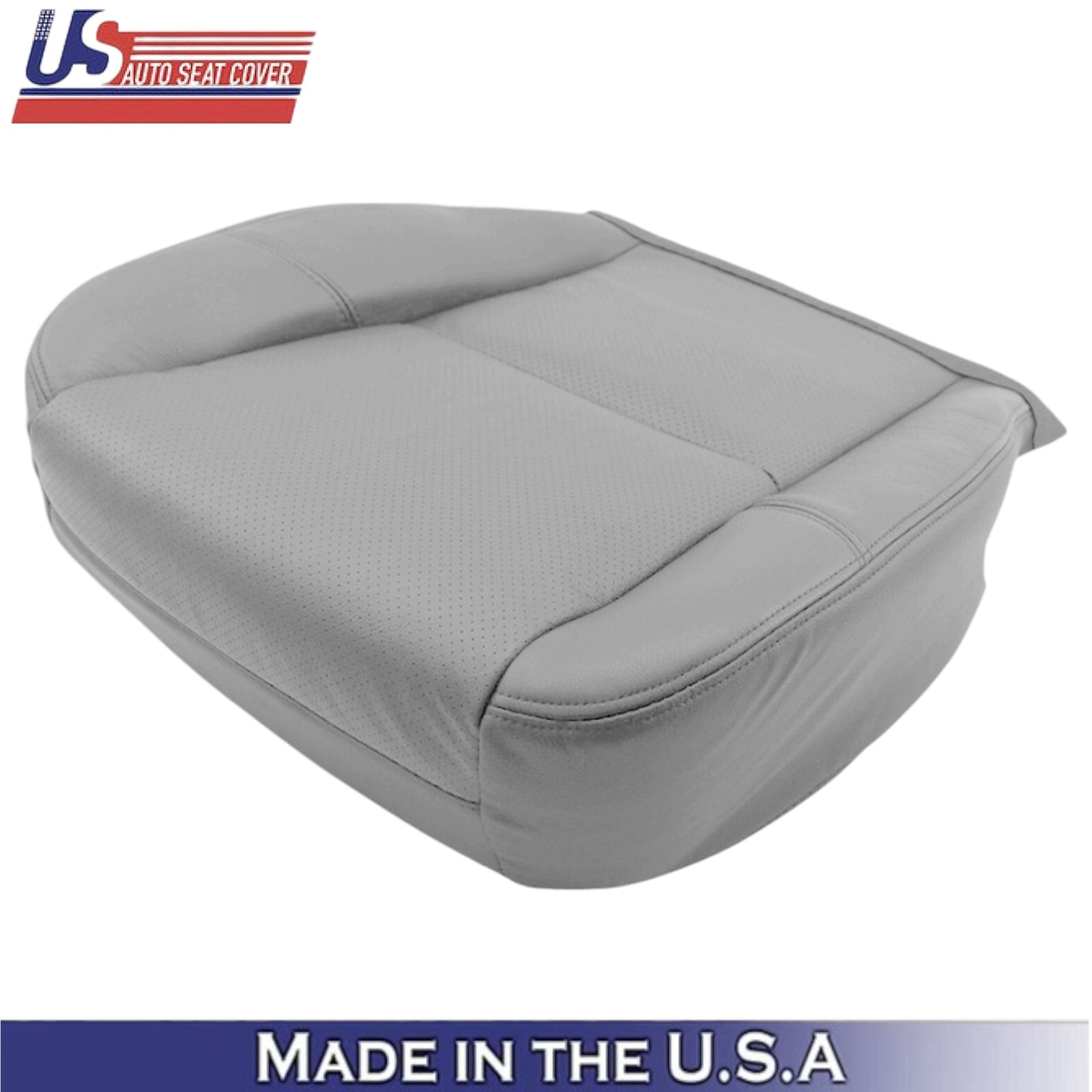 2009-2014 For GMC Sierra Denali Leatherette Front Bottom Covers Light Titanium