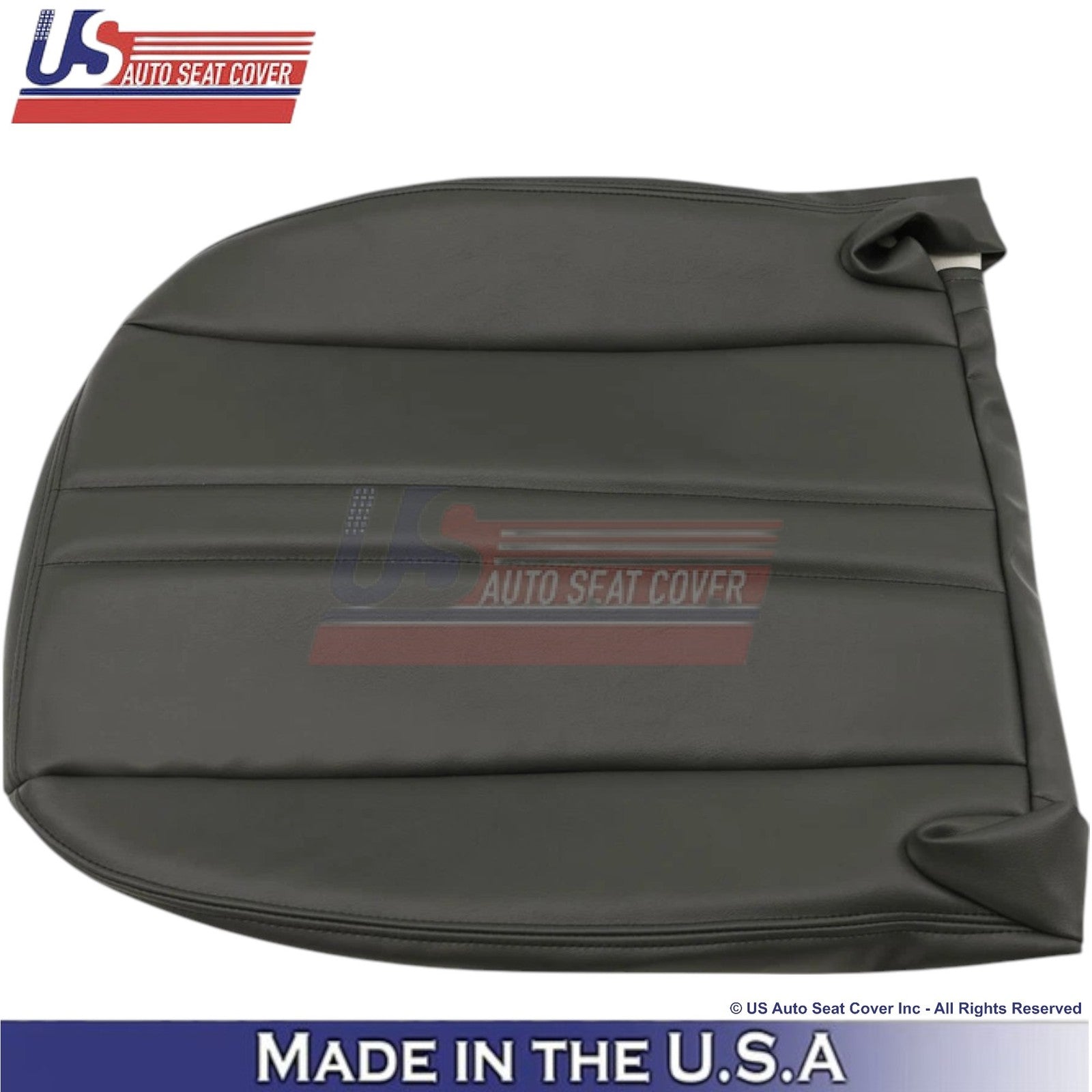 2003-2009 Fits Chevrolet Kodiak Bottom Leatherette Seat Covers Dark Pewter