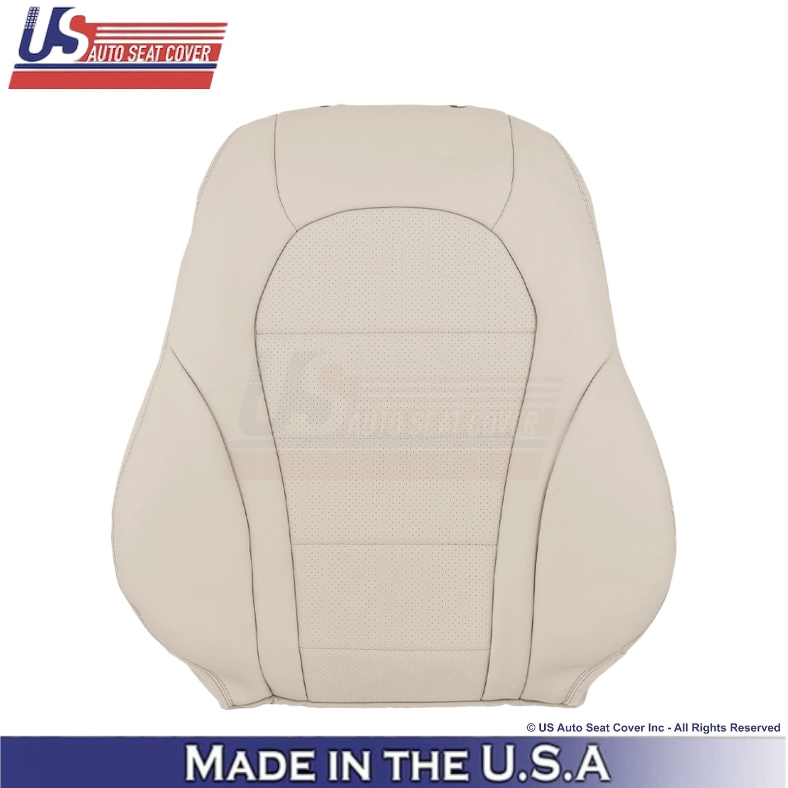 2016-2021 For Mercedes Benz GLC Class Leather Driver Side Seat Covers Silk Beige