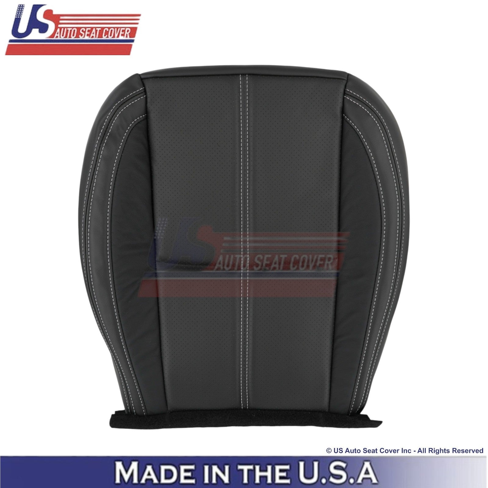 2017-2018 Fits Subaru Forester Touring Leather Front Bottom Seat Covers Black