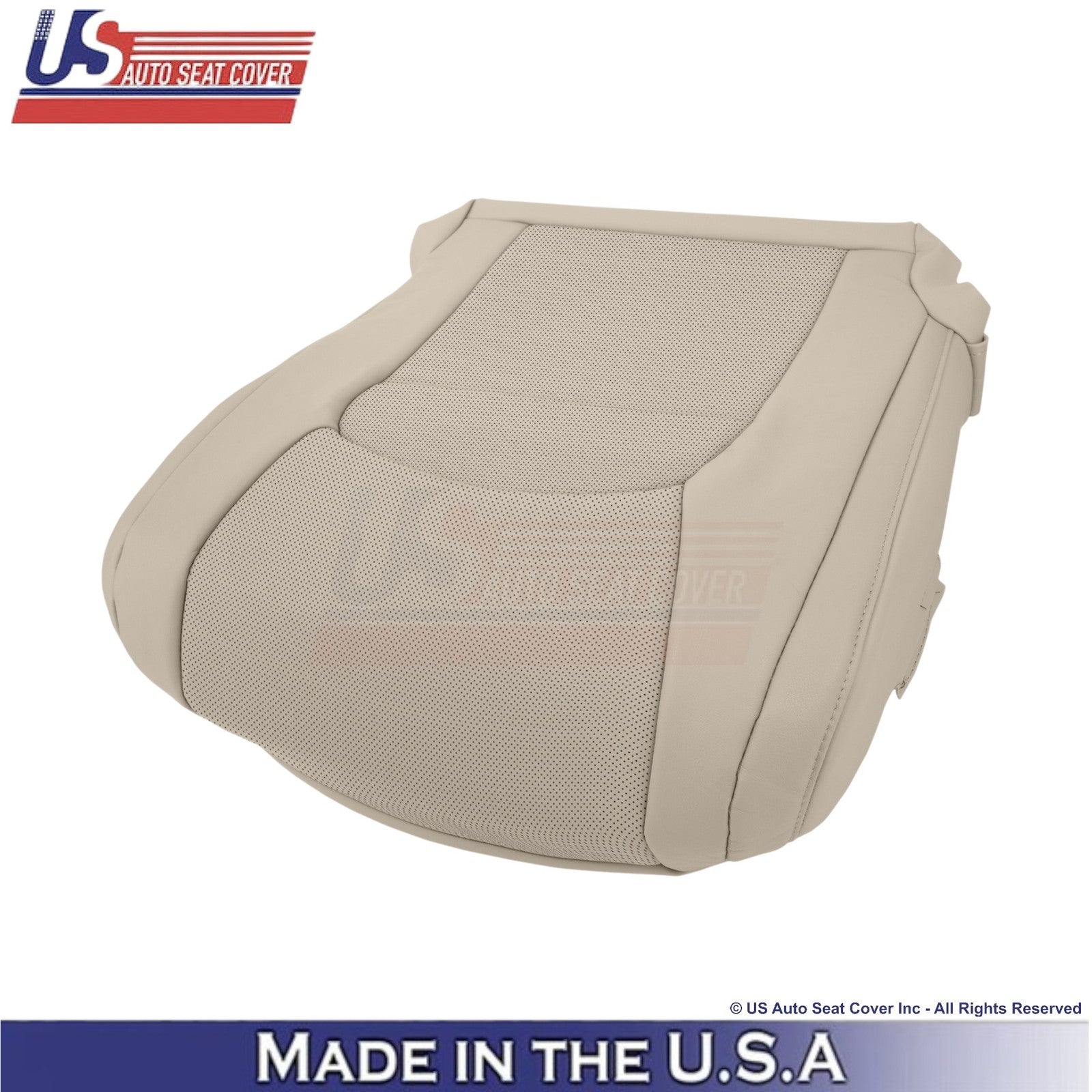 2008-2021 For Toyota Land Cruiser Leatherette Perf. Driver Bottom Cover Sand