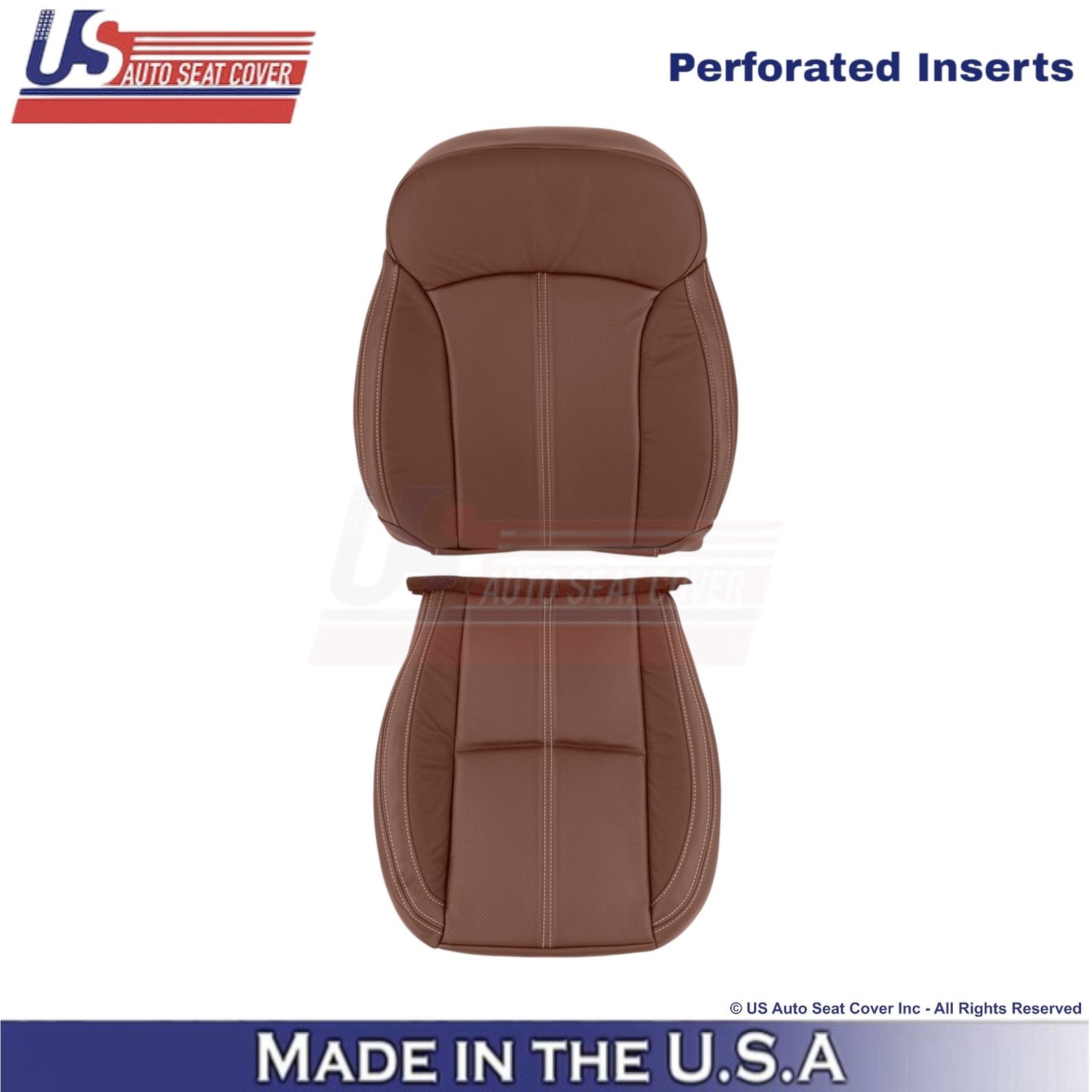 2017-2018 Fits Subaru Forester Touring Leather Front Driver Seat Covers Saddle