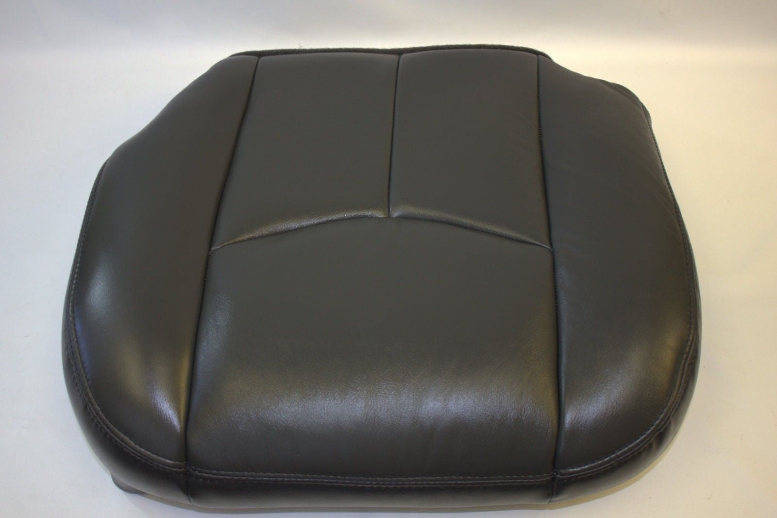 2003 to 06 Chevy Silverado Driver & Passenger Bottom Vinyl Seat Covers Dark Gray