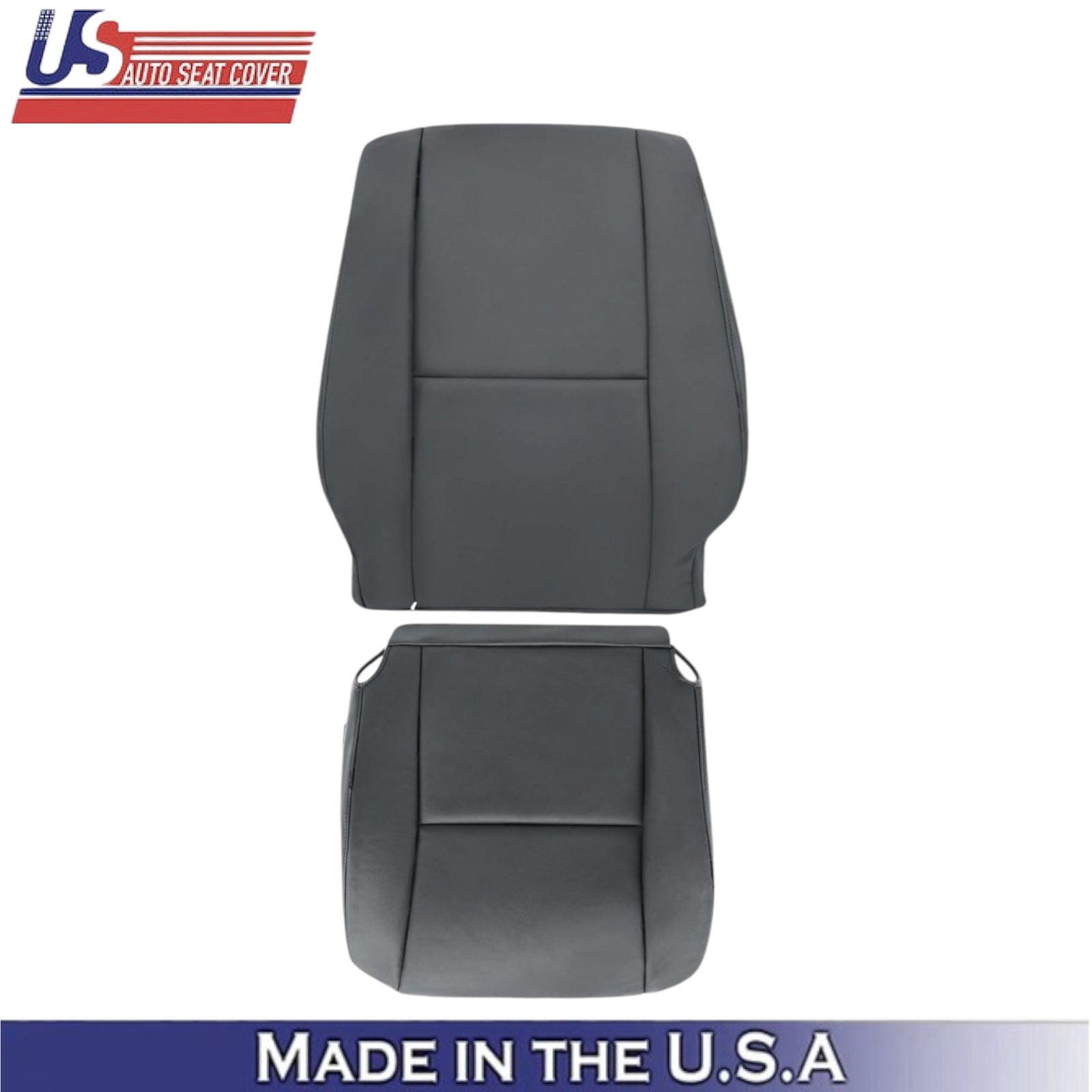2005-2007 For Toyota Sequoia Leatherette Driver Side Seat Covers Dark Charcoal