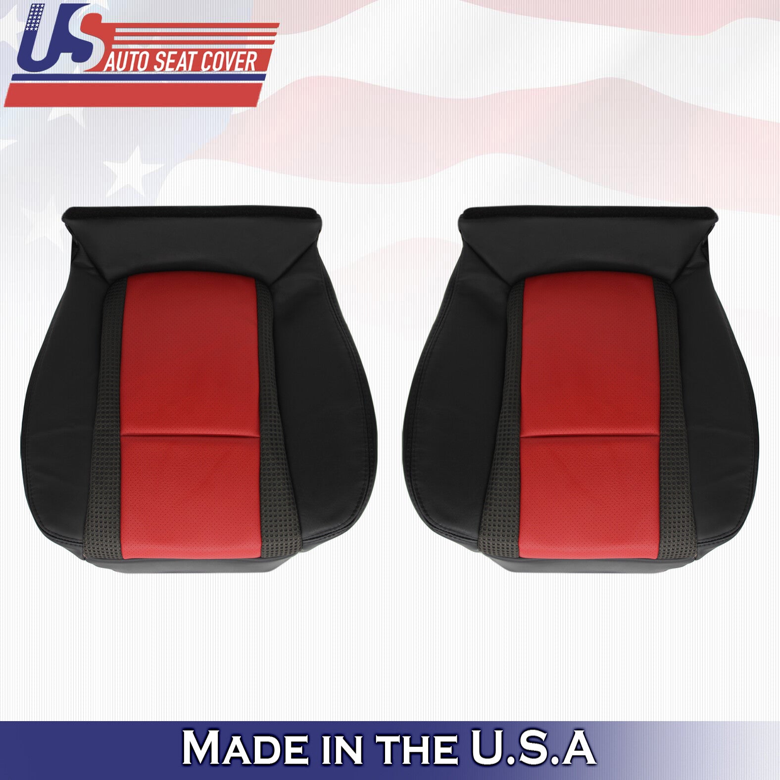Driver & Passenger Leather Seat Covers 2010 2011 2012 2013 2014 Ford F150 Raptor
