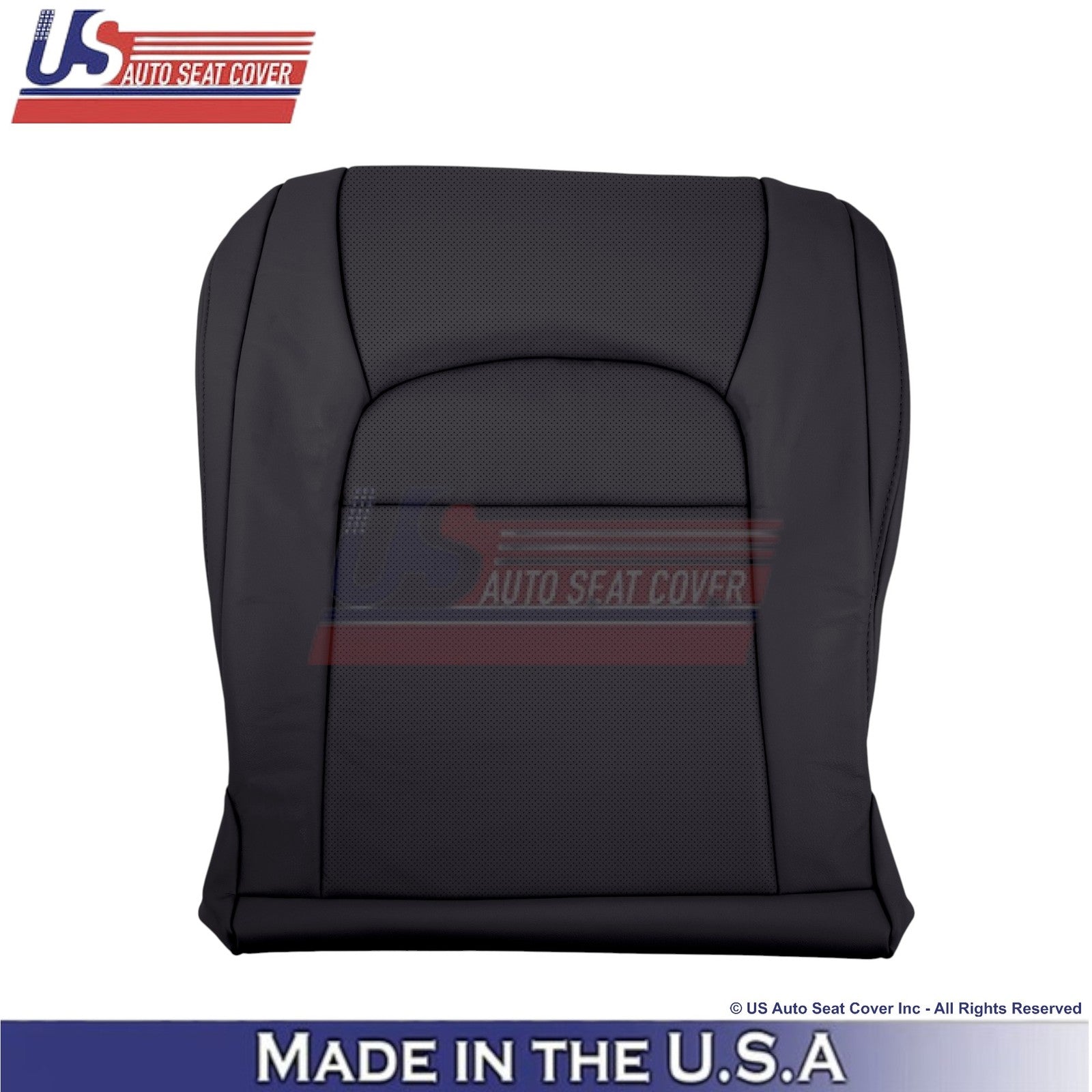 2008-2021 For Toyota Land Cruiser Leatherette Perf. Driver Bottom Cover Black
