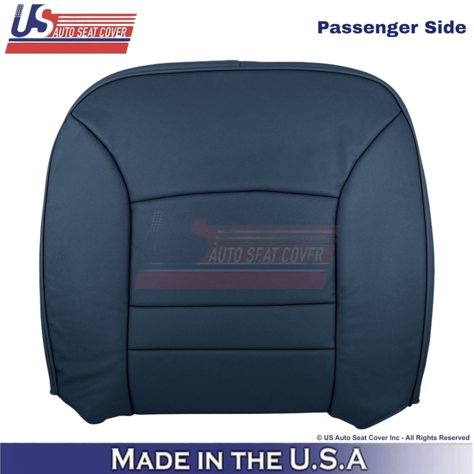 1998-2002 For Ford Crown Victoria Leatherette Passenger Top Cover Dark Denim