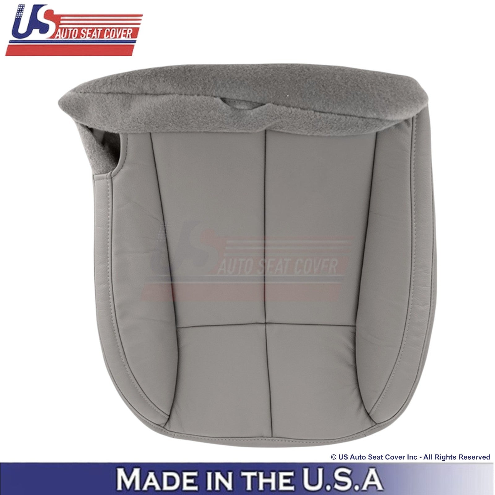 2001-2004 For Jeep Grand Cherokee Genuine Leather Front Seat Covers Taupe Gray