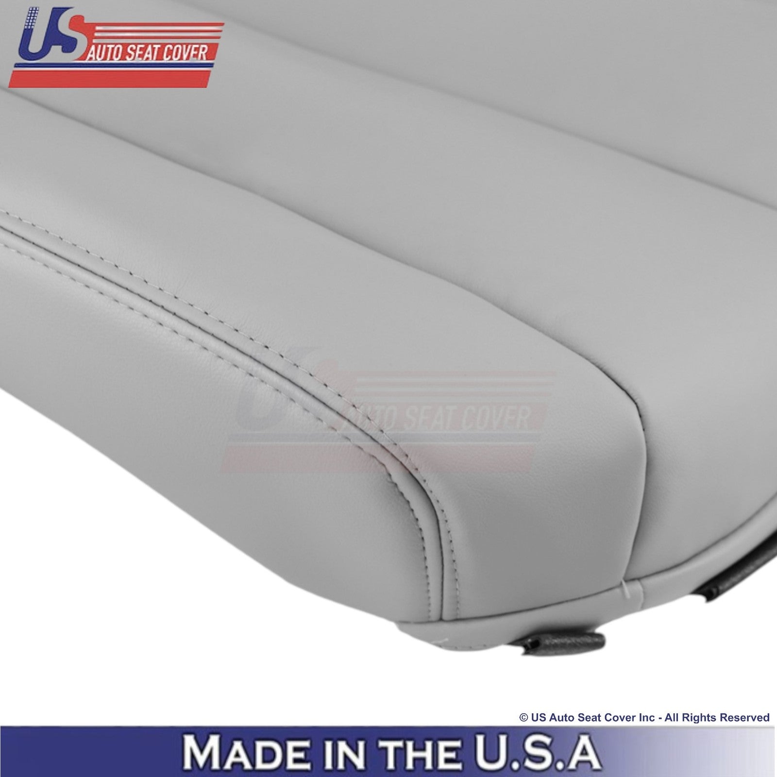 2011-2014 For Toyota Sienna Genuine Leather 2nd Row Bottom Seat Covers Lt. Gray